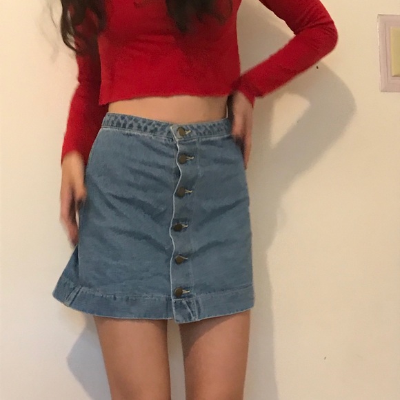 - AMERICAN APPAREL denim skirt - Picture 4 of 4